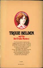 The Red Trailer Mystery oval back cover