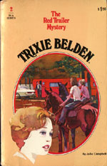 The Red Trailer Mystery oval front cover