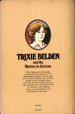 The Mystery in Arizona oval back cover