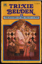 The Mystery of the Velvet Gown square front cover