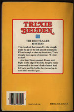The Red Trailer Mystery square back cover