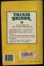 The Mystery of the Missing Millionaire square back cover
