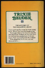 The Mystery of the Galloping Ghost square back cover