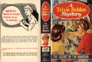 UK Trixie Belden and the Secret of the Mansion Dust Jacket
