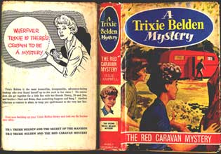 UK Trixie Belden and the Red Caravan Mystery Dust Jacket